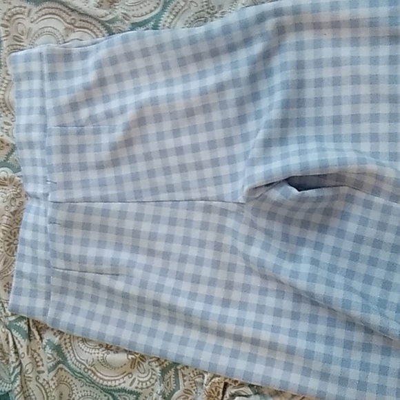 Derek heart blue and white checkered pants - Picture 2 of 3